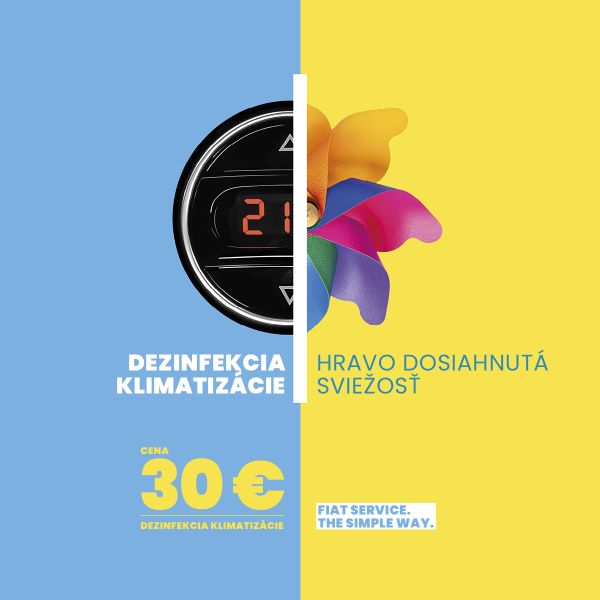 FIAT - Dezinfekcia klimatizácie