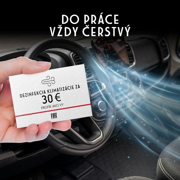 FIAT PROFESSIONAL - Dezinfekcia klimatizácie