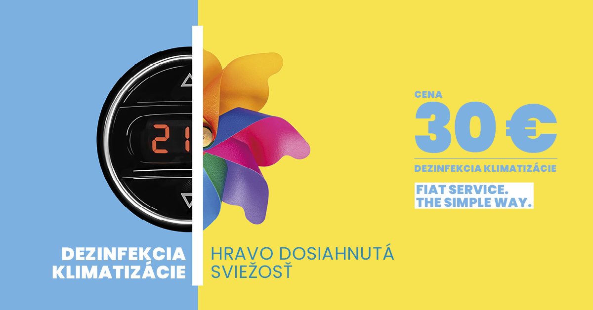 FIAT - Dezinfekcia klimatizácie