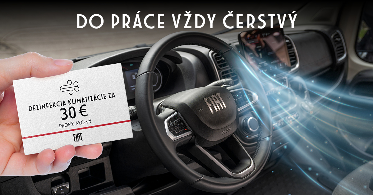FIAT PROFESSIONAL - Dezinfekcia klimatizácie